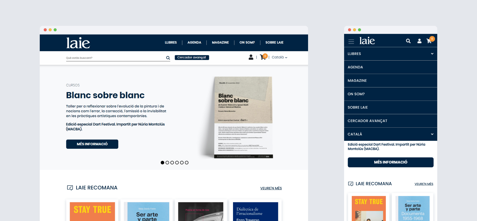New navigation